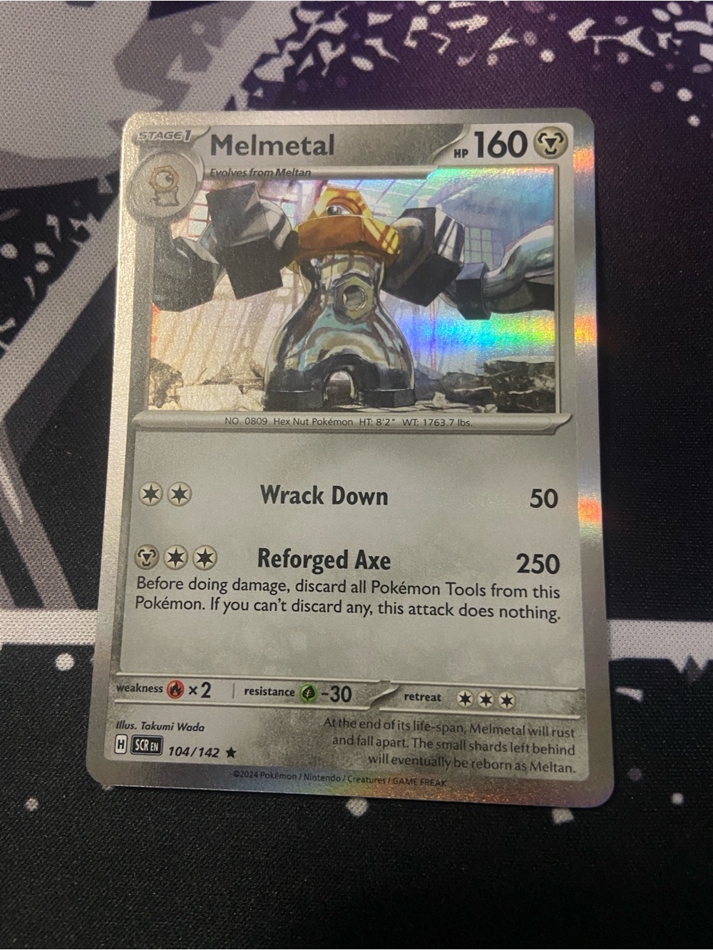 Melmetal #104/142  Holo Stellar Crown